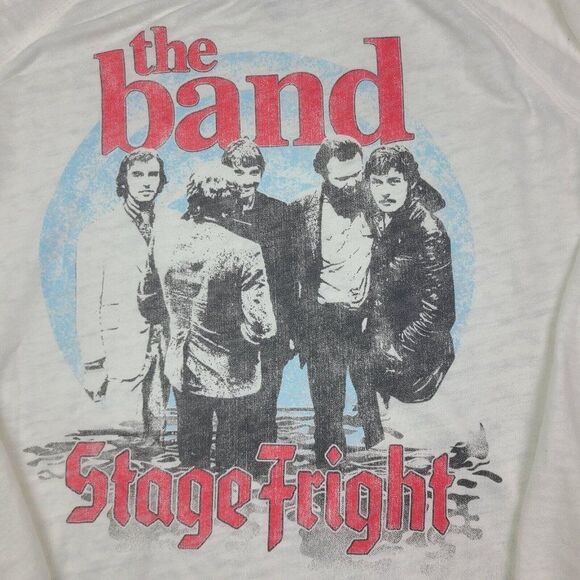 Recycled Karma The Band Stage Fright 1970 Pullover Long Sleeve Sweatshirt Sz XL - Picture 2 of 8